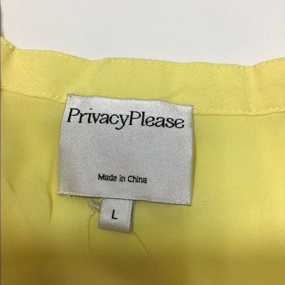 Privacy Please Dress Yellow Maxi Acme Cold Shoulder Maxi Dress Size Large - Picture 5 of 6